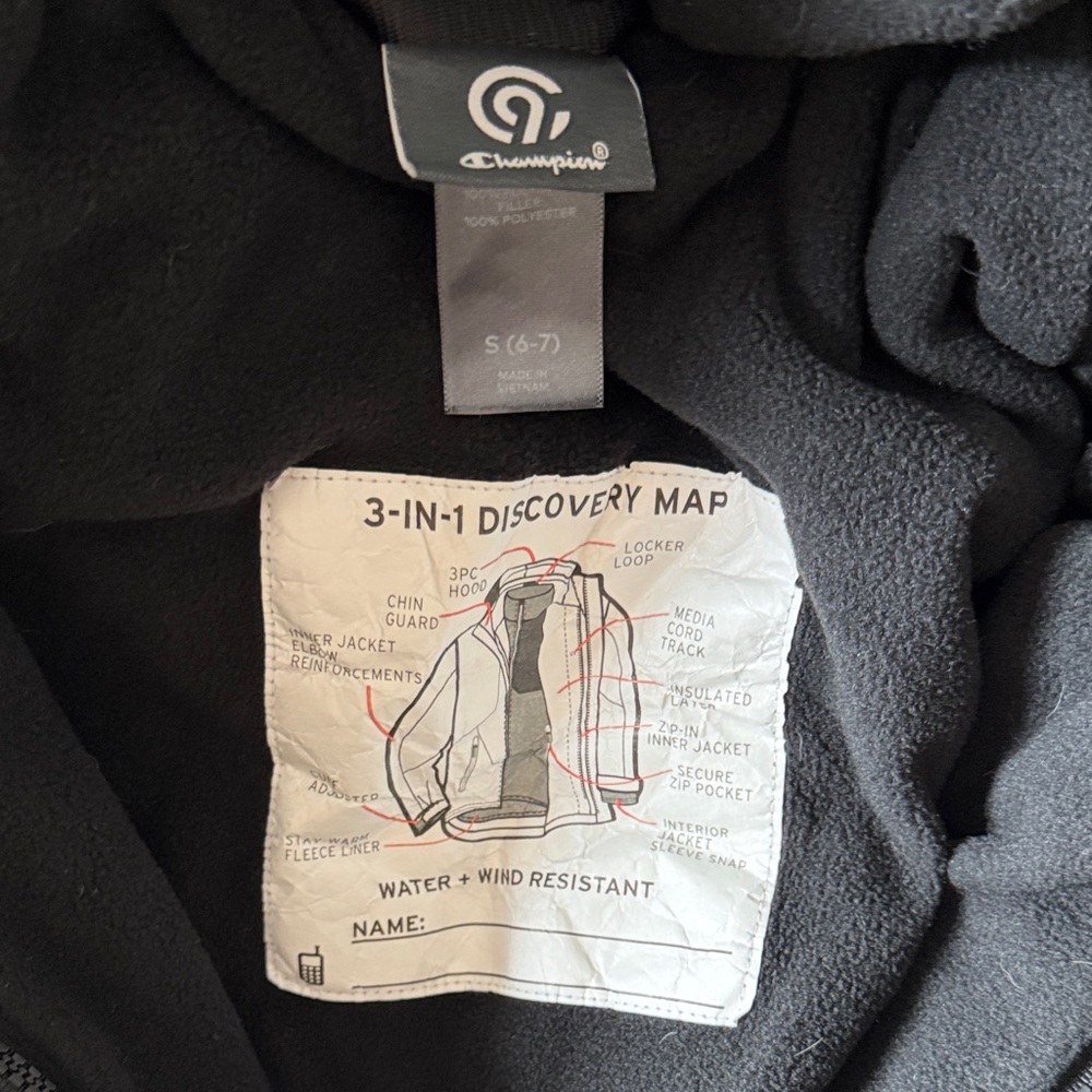 Champion Black Discovery Jacket